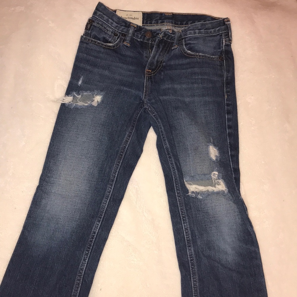 abercrombie kids distressed boy jeans *great cond*